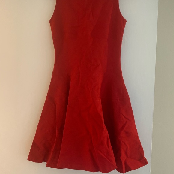 Joseph Red Fit and Flare Dress - Picture 3 of 5